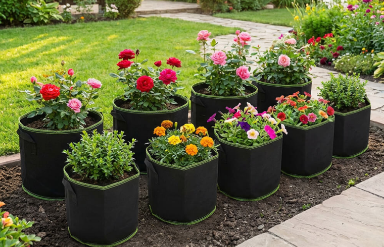gallon plant bags saci de plante de galon