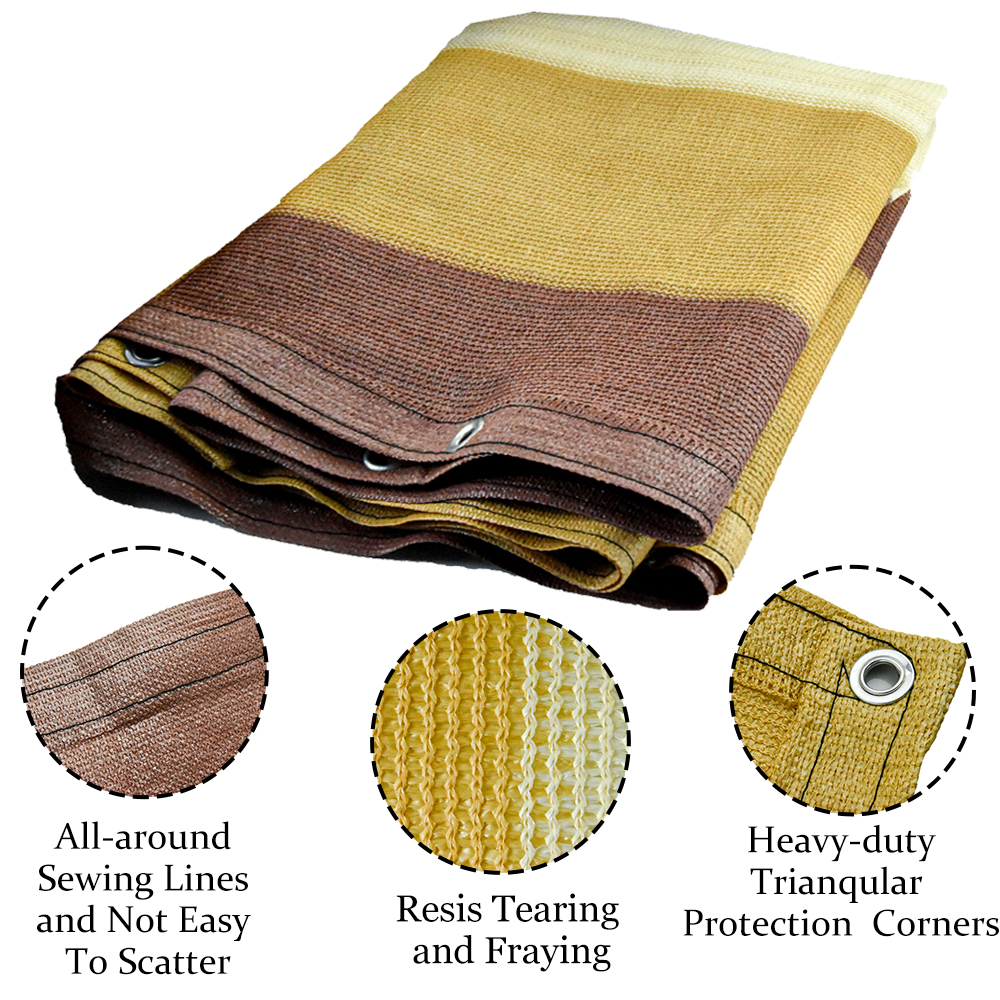 100% Virgin HDPE180GSM Maro maro -culoare net pentru balcon