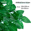 Panouri de iarbă artificială plastic pentru gard de confidențialitate în grădină în aer liber 