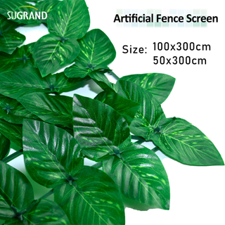 Panouri de iarbă artificială plastic pentru gard de confidențialitate în grădină în aer liber 