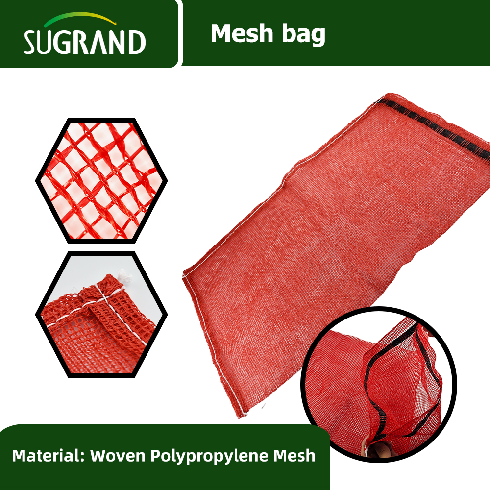  Ambalare Legume PP Mesh Bag Ceapa Ambalare Raschel Mesh Bag