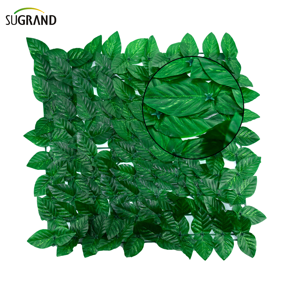 Panouri de iarbă artificială plastic pentru gard de confidențialitate în grădină în aer liber 