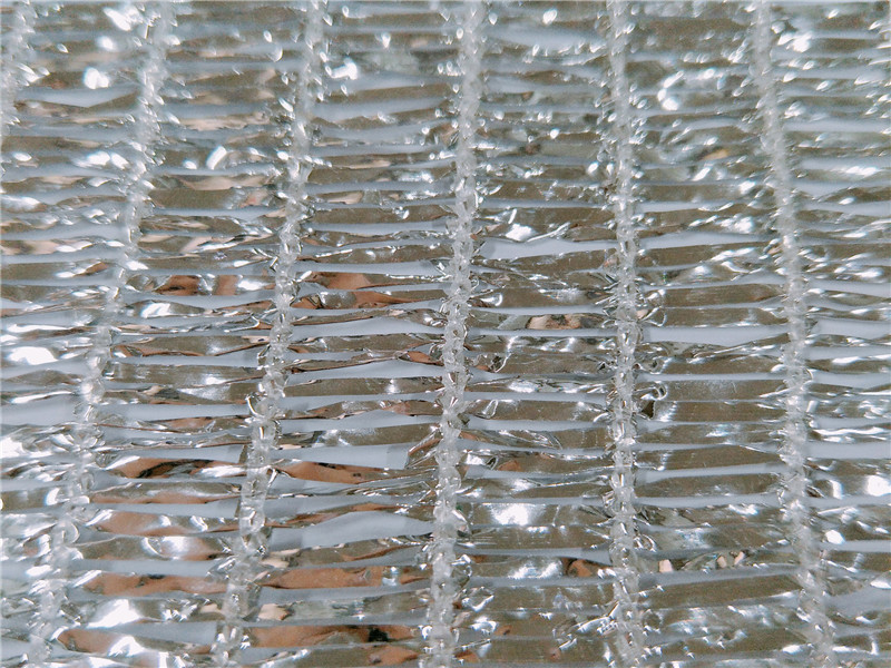 Soare alb -negru reflectorizant din folie de aluminiu net