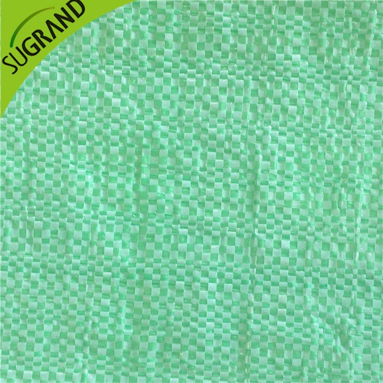 Alb și verde 90gsm acoperire la sol pentru grădini