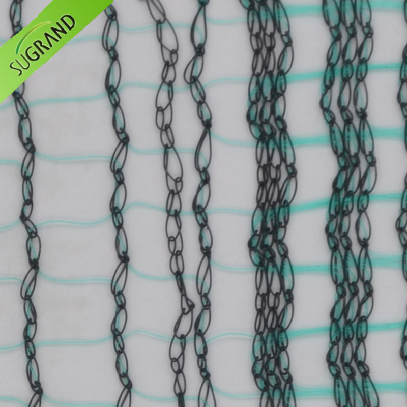 100% nou HDPE 31G/M2 verde și negru plasă pentru recoltarea măslinelor