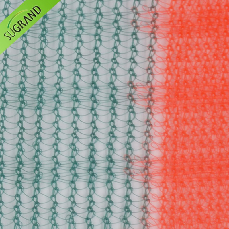 80GSM triunghi verde închis măsline plasă/recoltă plasă