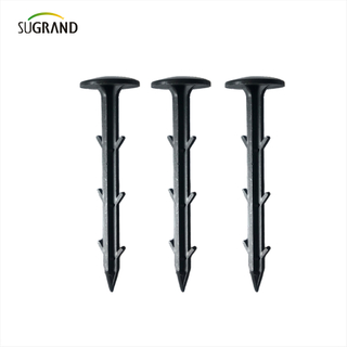 China Fabrica de calitate din fabrică unghii de unghii de plastic de plastic Fixarea covorașului de buruieni 