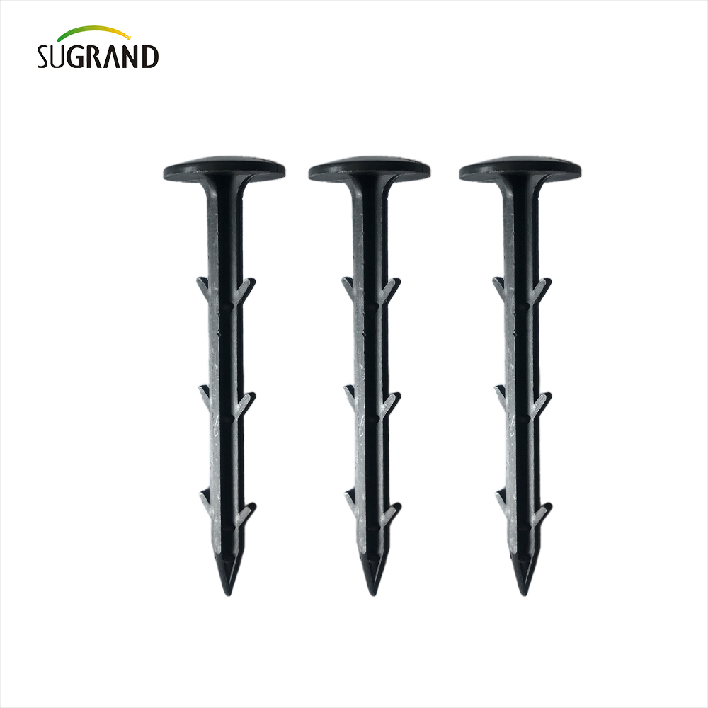 Pânză de grădinăre fixă ​​din plastic negru de grădinărit nu este ușor de decojat