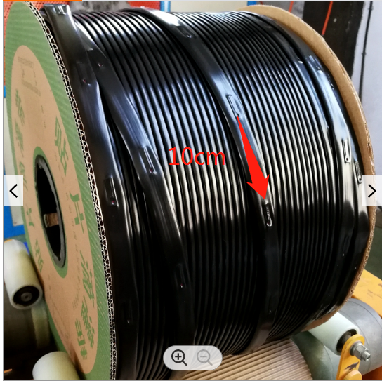 180gsm irigare neagră așezată conductă plană pe apă de apă