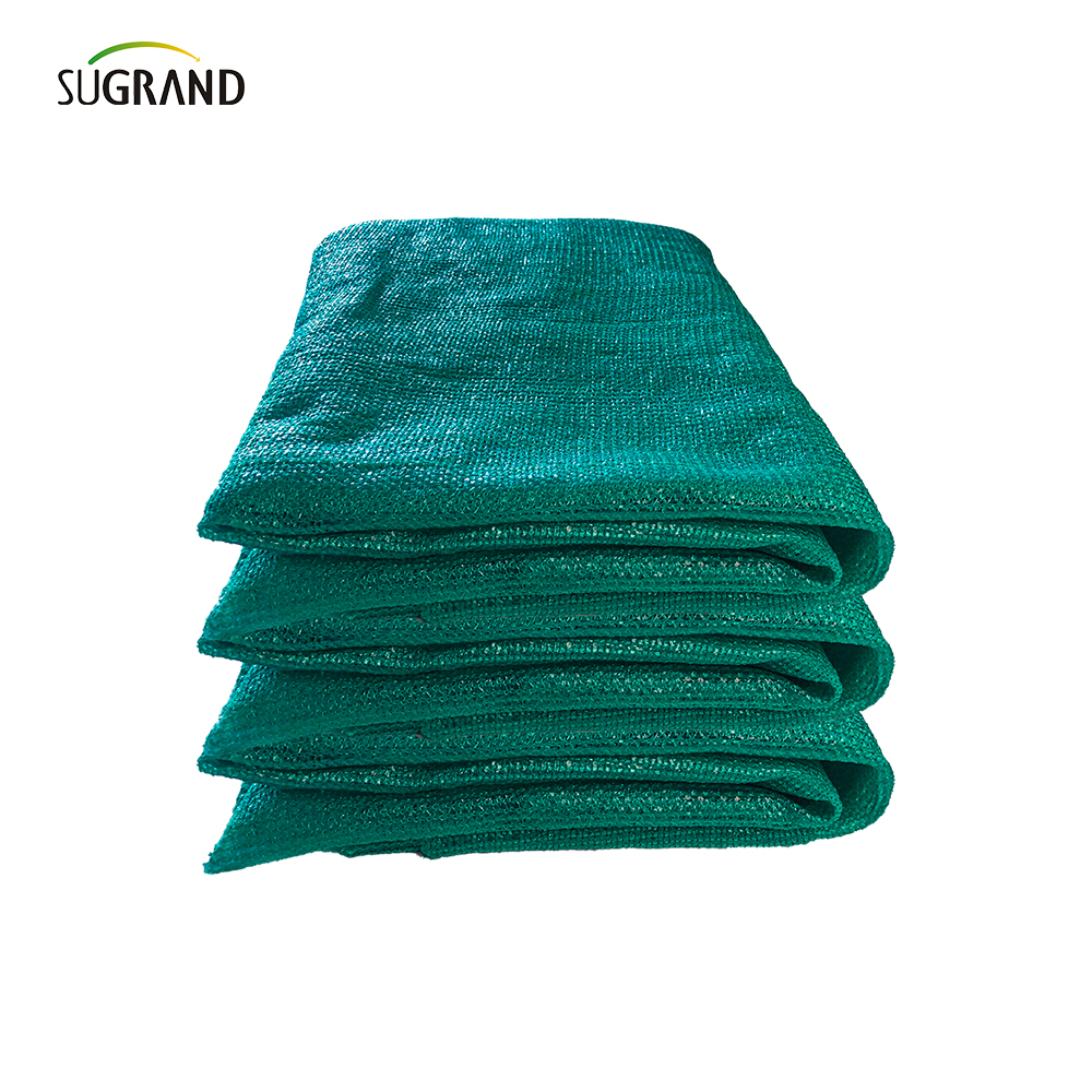 Siguranța balconului protejează bandă hdpe verde + benzi de nuanță net