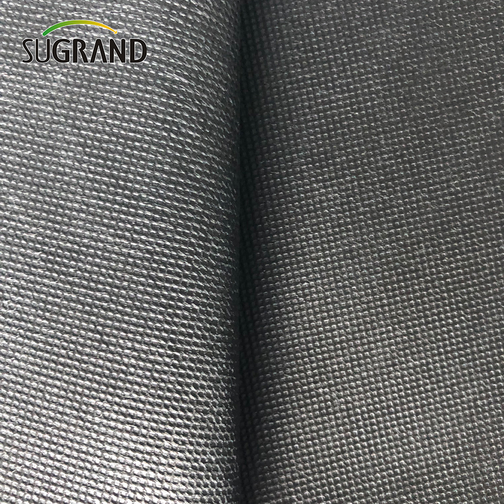 90gsm negru pp pânză nelegită pentru peisaj pentru buruieni 