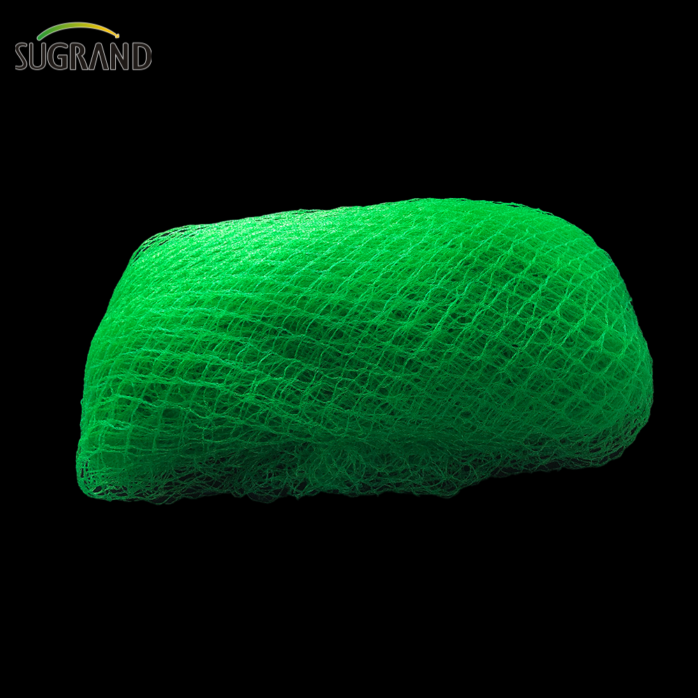 Plasă de păsări verzi țesute de 10mm-30mm pentru prinderea păsărilor prinse