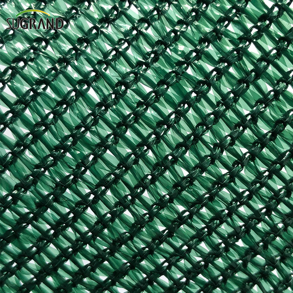 Sun Shade Net Outlet Fabrică HDPE cu plasă de nuanță de soare verde rezistent la UV
