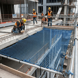 Plasa de siguranta HDPE pentru constructii pentru protectie impotriva caderii