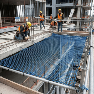 Plasa de siguranta HDPE pentru constructii pentru protectie impotriva caderii