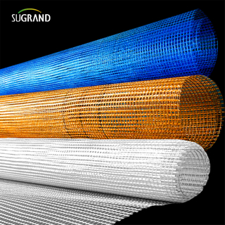 Plasă de plasă din fibră de sticlă acoperită de 160g pentru construcție