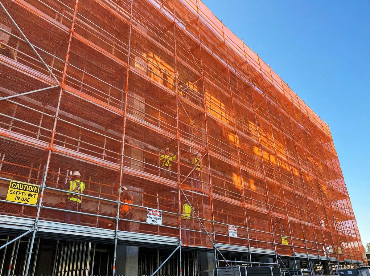 Plasa de siguranta ignifuga