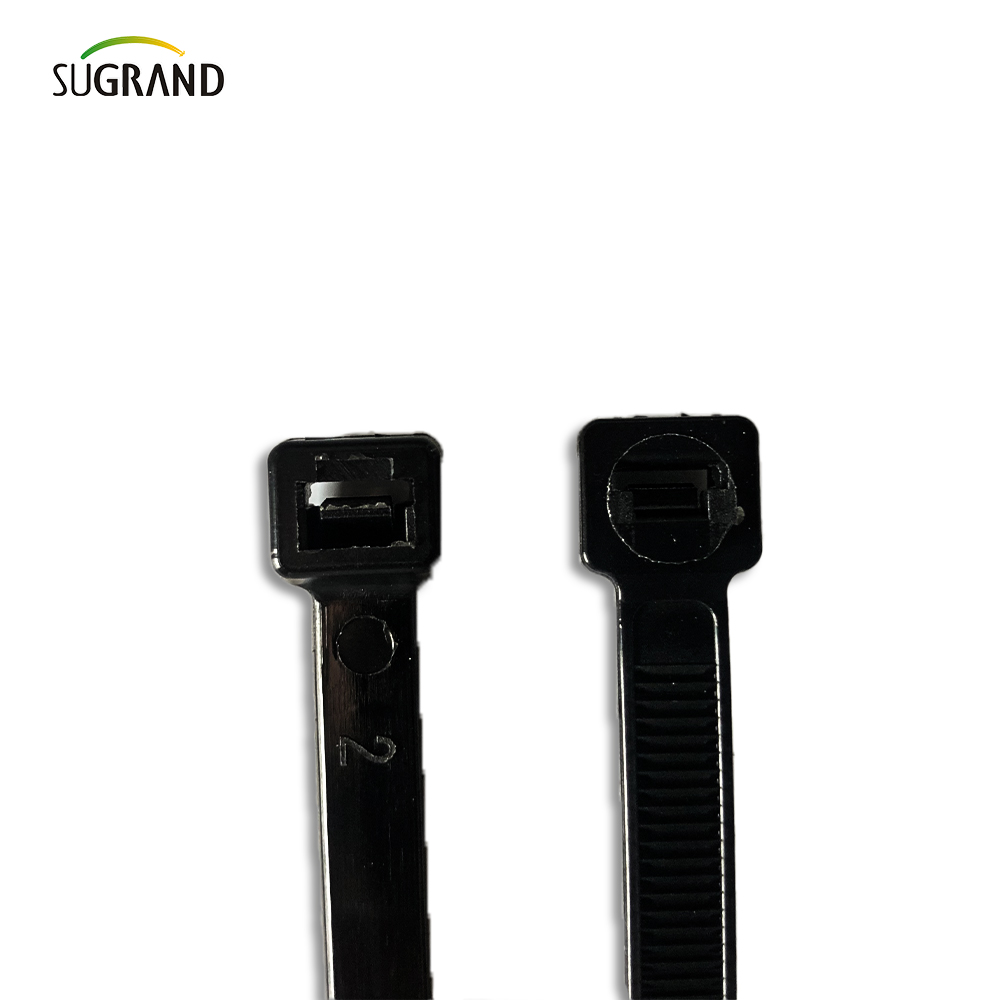 Legături de cablu din nylon de culoare alb negru