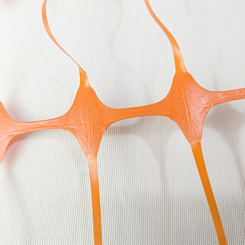 Gard de gard portocaliu de 1x50m garduri de plasă din plastic