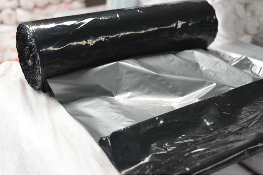 Film de mulci din plastic negru argintiu pentru agricultură buruieni de buruieni