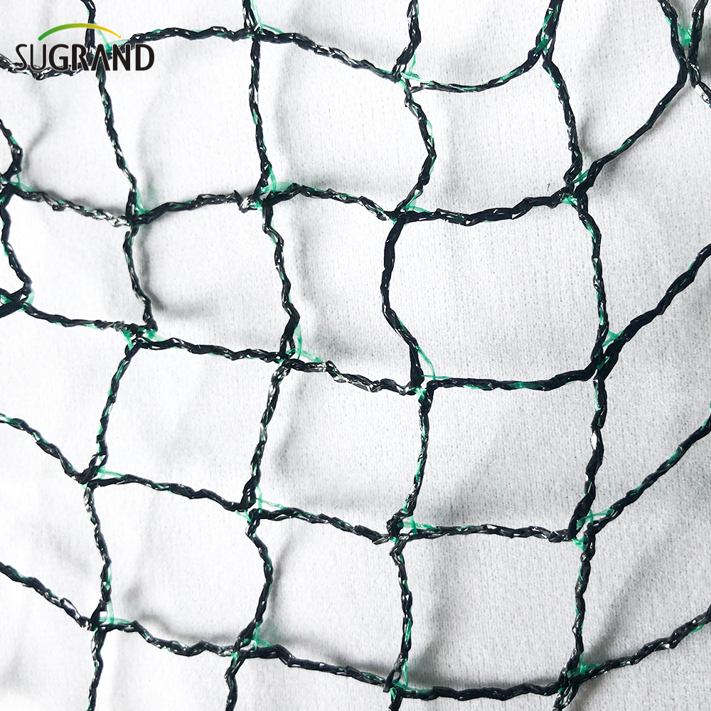 Plasă de păsări pentru pomi fructiferi negre și verzi de porumbei