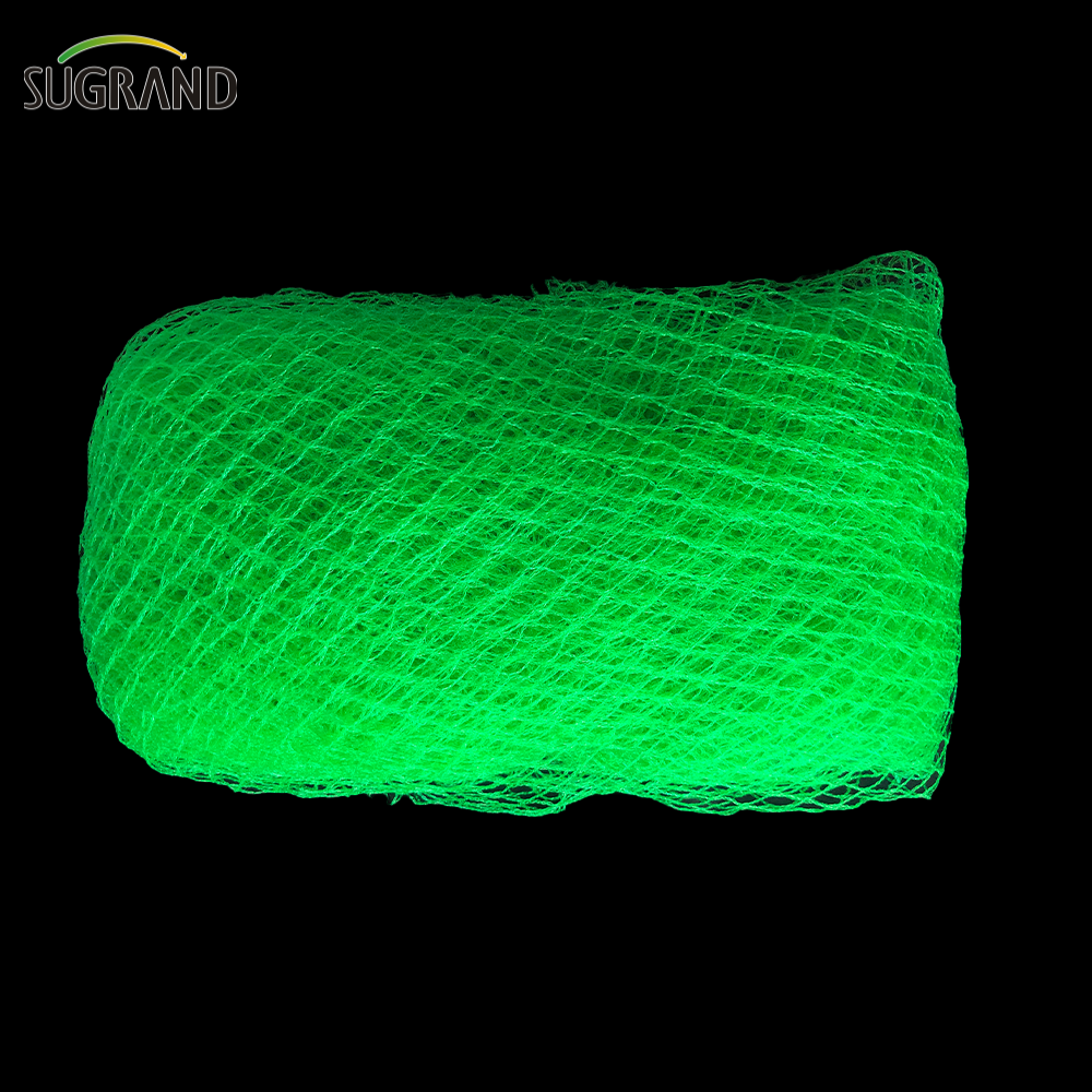 Plasă de păsări verzi țesute de 10mm-30mm pentru prinderea păsărilor prinse