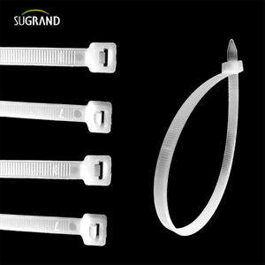 Legături de cablu din nylon de culoare alb negru