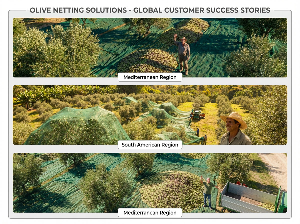 aplicații de plasă de măsline