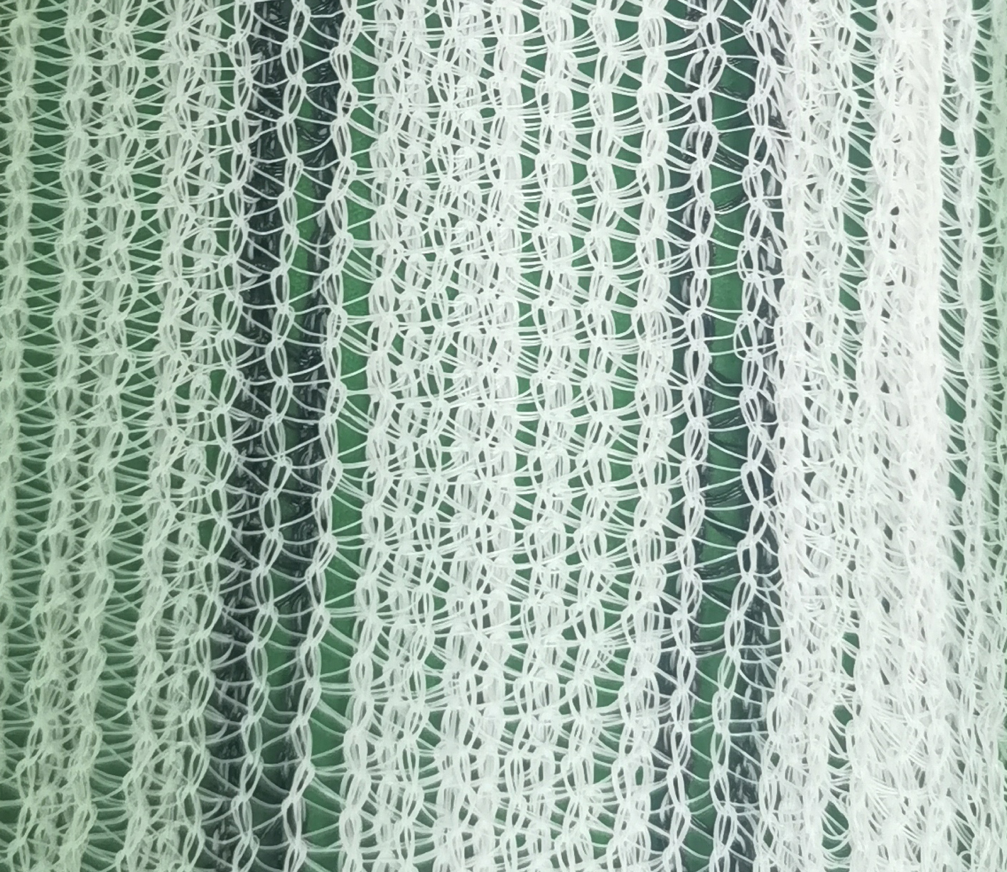 Plasă pentru moloz pentru schele pentru protecția clădirilor HDPE și UV alb