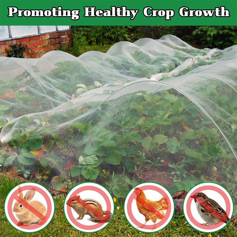 Anti insecte NETTING HDPE 40 50 Mesh Alb transparent