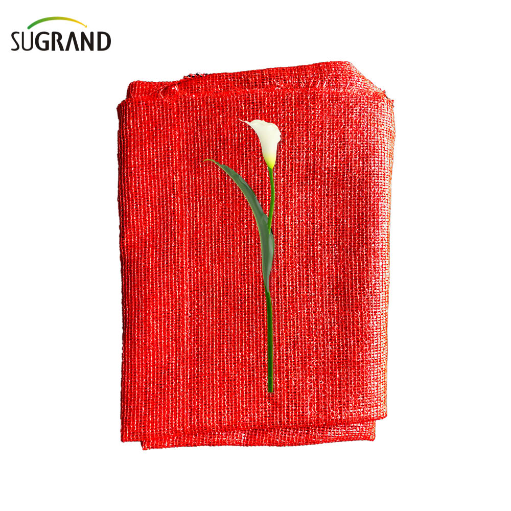 Plasa de nuanță roșie de grădină pentru seră agricolă 