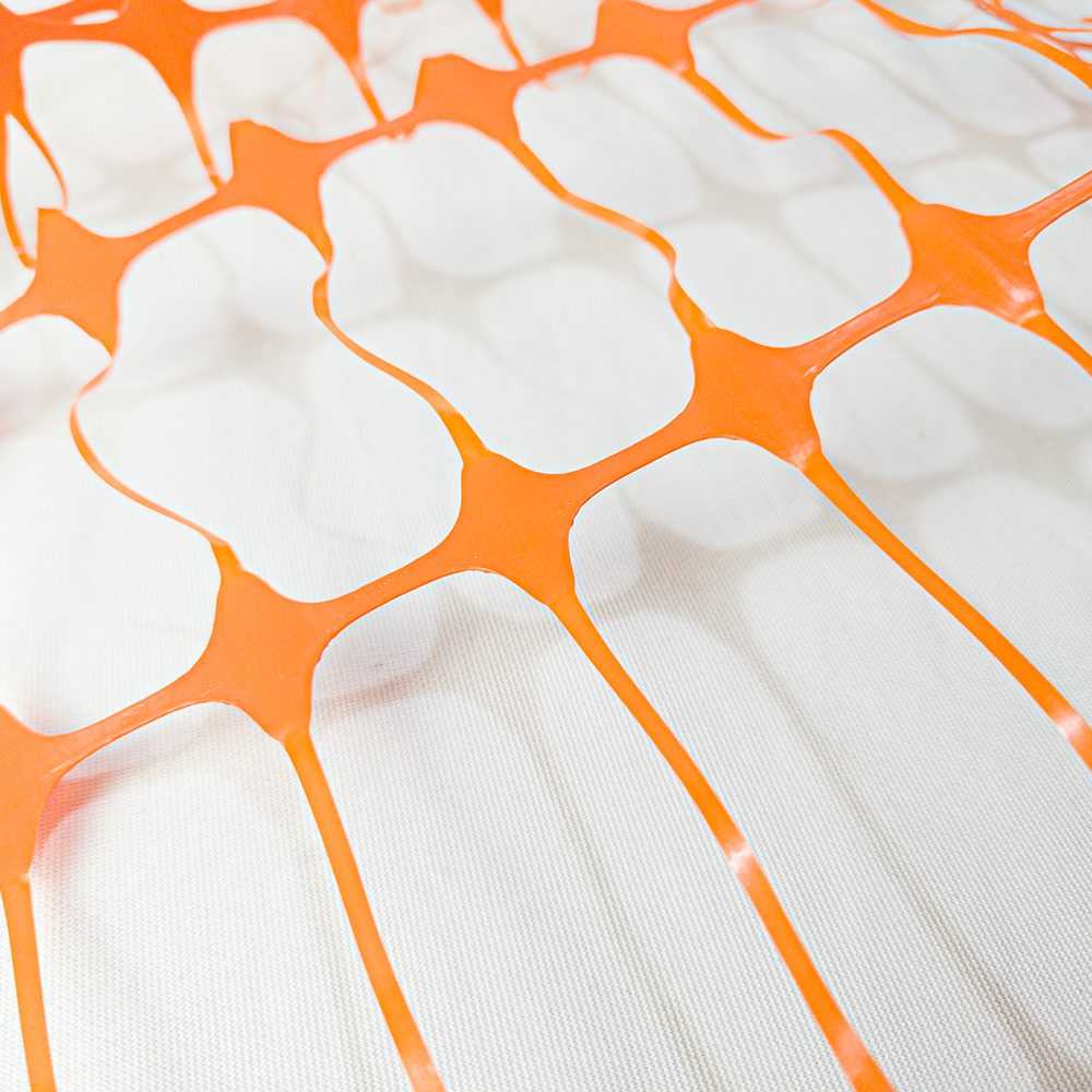 Gard de gard portocaliu de 1x50m garduri de plasă din plastic