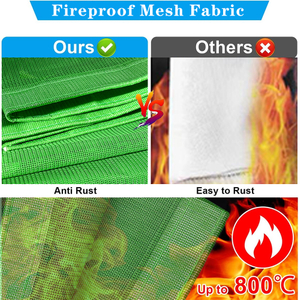 Fireproof PVC Acoperiți PVC Net Net Fireproof Mesh Net pentru construcție