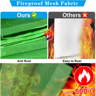 Fireproof PVC Acoperiți PVC Net Net Fireproof Mesh Net pentru construcție