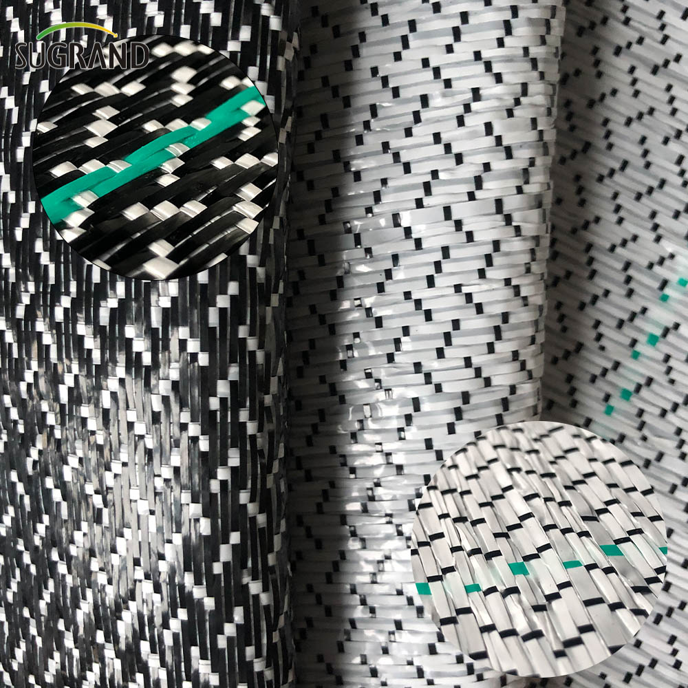 Acoperire la sol alb -negru 0,7*100m Mat pentru piața Chile