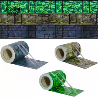 Green Green PVC Strigă de tarpaulină Gard 0,19x35m