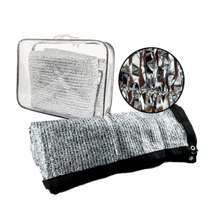 Pânză de argint UV din aluminiu folie din plasă din plasă de plasă de soare net pentru mașini