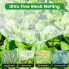 Anti insecte NETTING HDPE 40 50 Mesh Alb transparent