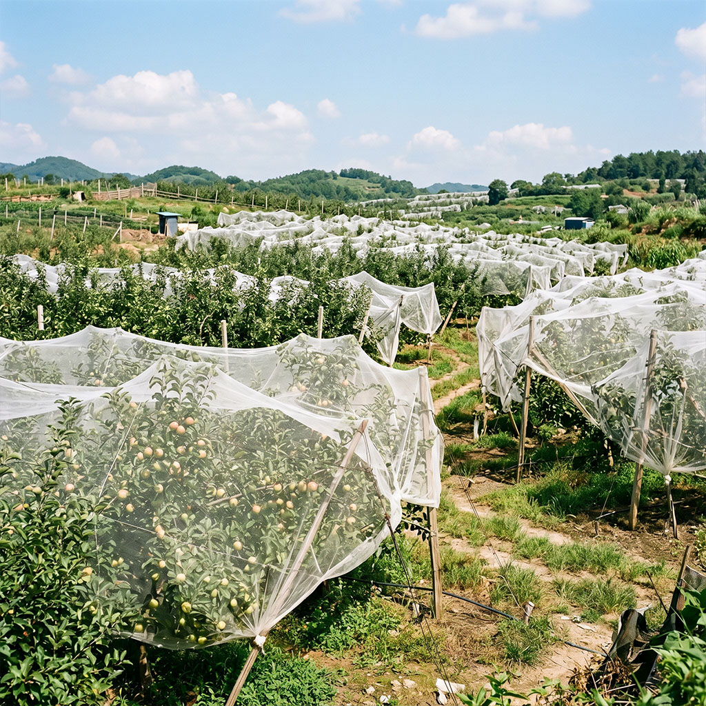 Plasa de insecte HDPE 40 ochiuri pentru legume de sera