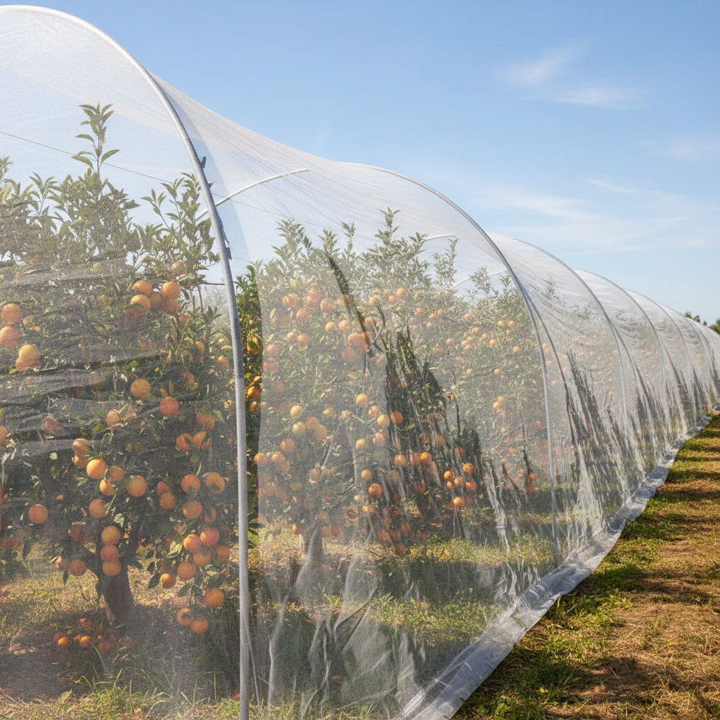 Plasa de insecte HDPE 40 ochiuri pentru legume de sera